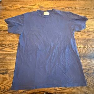Classic Navy Short Sleeve Tee for Men